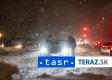 Sneh a poľadovica spôsobili na českých diaľniciach viacero nehôd