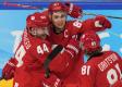 Obhajca trieli za medailou: Rusi zdolali Dánov a postúpili do semifinále