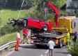 Miliony złotych na lawecie! Ferrari F40 rozbiło się w Alpach